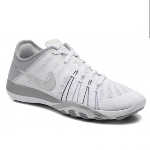 Nike Shoes - New Nike Free TR 6 white wolf gray sneakers